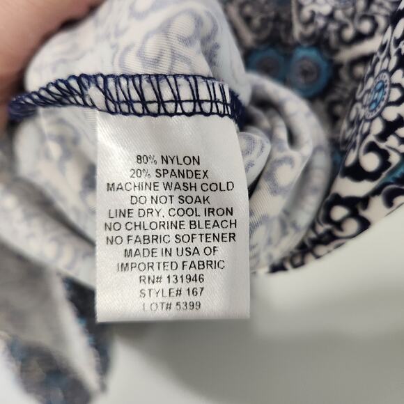 Jude Connally Kristen Sleeveless Dress Blue, Small - Picture 9 of 9